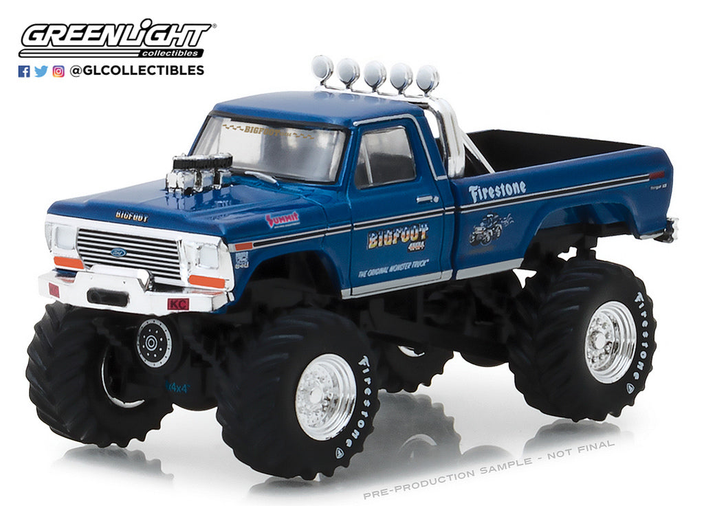 1:64 Bigfoot #1 The Original Monster Truck (1979) - 1974 Ford F-250 Monster Truck (Hobby Exclusive)