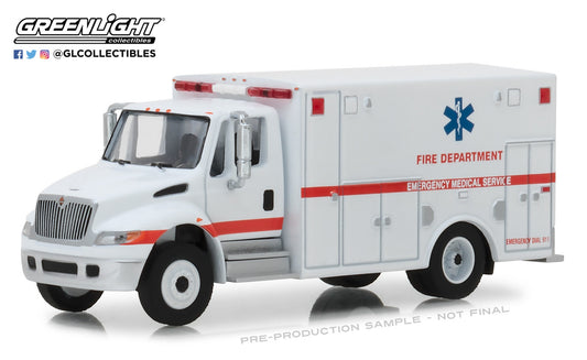 1:64 H.D. Trucks Series 14 - 2013 International Durastar Ambulance - Fire Department Emergency Medical Services ALS Unit