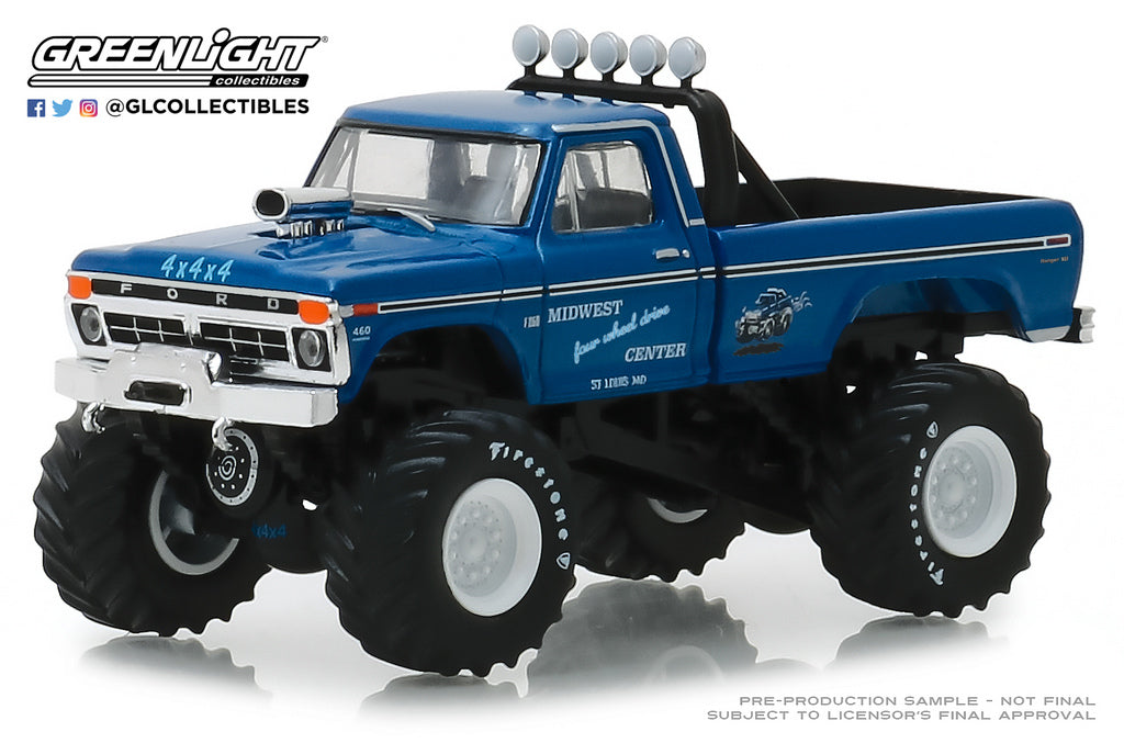 1:64 Kings of Crunch Series 3 - Midwest Four Wheel Drive & Performance Center - 1974 Ford F-250 Monster Truck