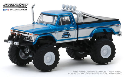 1:64 Kings of Crunch Series 6 - King Kong - 1975 Ford F-250 (Original Blue) Monster Truck