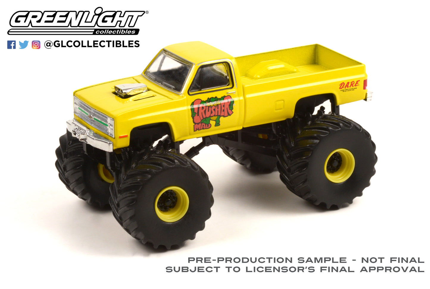 1:64 Kings of Crunch Series 10 - Mad Crusher - 1987 Chevy Silverado Monster Truck